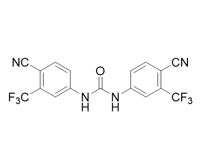 恩杂鲁胺杂质08,1,3-bis(4-cyano-3-(trifluoromethyl)phenyl)urea