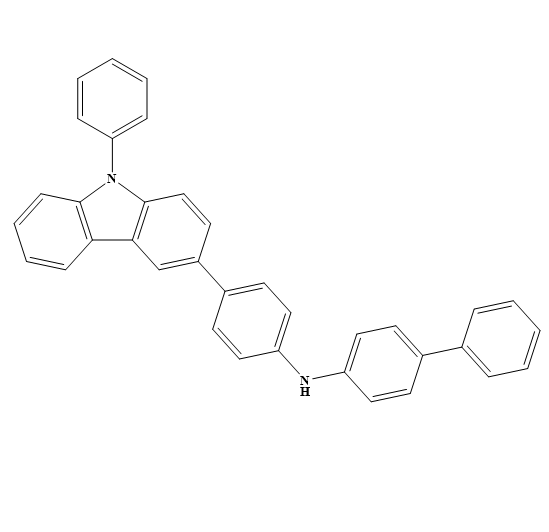 N-[4-(9-苯基-9H-咔唑-3-基)苯基][1,1′-联苯]-4-胺,N-[4-(9-Phenyl-9H-carbazol-3-yl)phenyl][1,1′-biphenyl]-4-amine