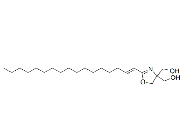 2-十七碳烷基-4,4(5H)氧氮合二甲醇,2-(heptadecenyl)-2-oxazoline-4,4-dimethanol