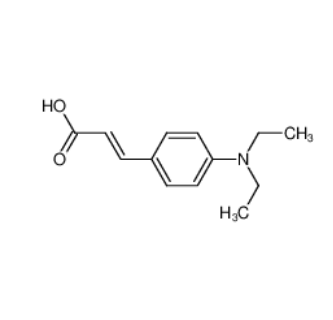 (E)-3-(4-二乙基氨基苯基)丙烯酸,4-(N,N-DIETHYLAMINO)CINNAMIC ACID