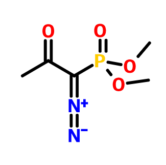 (1-重氮基-2-氧代丙基)膦酸二甲酯,Phosphonic acid,P-(1-diazo-2-oxopropyl)-, diMethyl ester