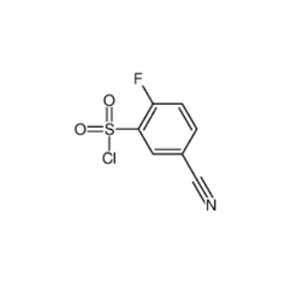 5-氰基-2-氟苯磺酰氯