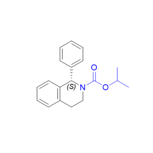 索利那新杂质02,propan-2-yl   (1S)-1-phenyl-3,4-dihydroisoquinoline-2(1H)-     carboxylate