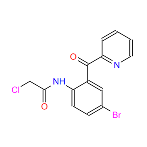 N-[4-溴-2-(2-吡啶甲酰基)苯基]-2-氯乙酰胺,N-[4-bromo-2-(pyridine-2-carbonyl)phenyl]-2-chloroacetamide