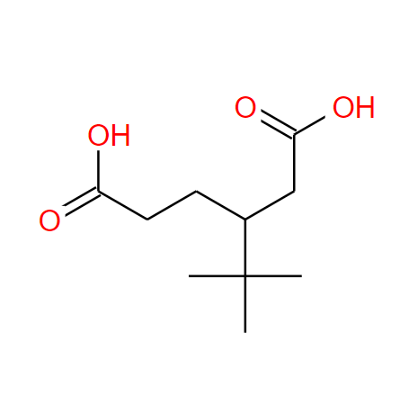 3-叔丁基己二酸,3-tert-butylhexanedioic acid