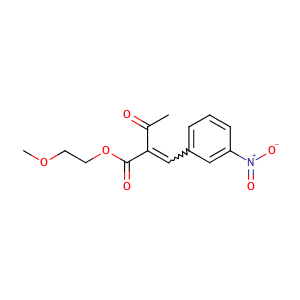 间硝基苯叉基乙酰乙酸甲氧乙酯,2-Methoxyethyl-2-(3-nitrobenzyliden)acetoacetate