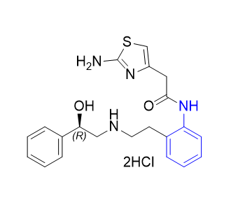 米拉贝隆杂质04,(R)-2-(2-aminothiazol-4-yl)-N-(2-(2-((2-hydroxy-2-phenylethyl) amino)ethyl)phenyl)acetamide dihydrochloride