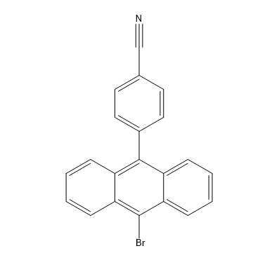 4-(10-(9-溴蒽))苯腈,4-(10-bromoanthracen-9-yl)benzonitrile