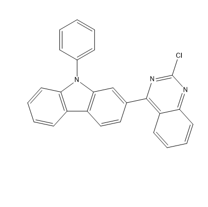 2-(2-氯-4-喹唑啉)-9-苯基-9H-咔唑,2-(2-Chloro-4-quinazolinyl)-9-phenyl-9H-carbazole
