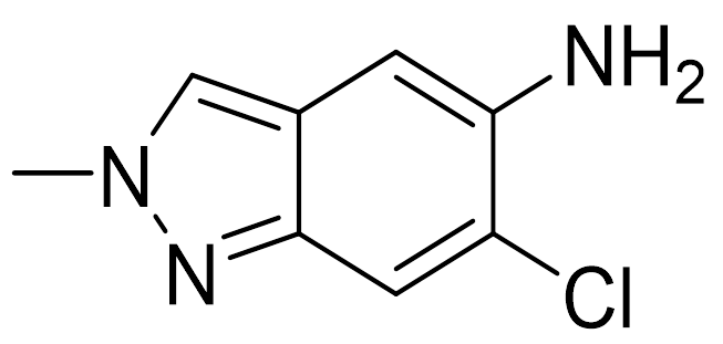 6-氯-2-甲基-2H-吲唑-5-胺,6-chloro-2-methyl-2H-indazol-5-amine