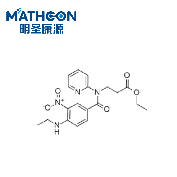 3-(4-(甲基氨基)-3-硝基-N-(吡啶-2-基)苯甲酰氨基)丙酸乙酯,ETHYL N-[4-(METHYLAMINO)-3-NITROBENZOYL]-N-PYRIDIN-2-YL-SS-ALANINATE