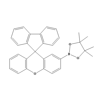 螺[9H-芴-9,9′-[9H]氧杂蒽]-2′-硼酸频那醇酯,Spiro[9H-fluorene-9,9′-[9H]xanthene]-2′-(4,4,5,5-tetramethyl-1,3,2-dioxaborolan-2-yl)