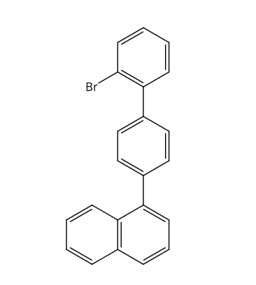 1-(2'-溴-[1,1'-联苯]-4-基)萘,1-(2'-Bromo-[1,1'-biphenyl]-4-yl)naphthalene