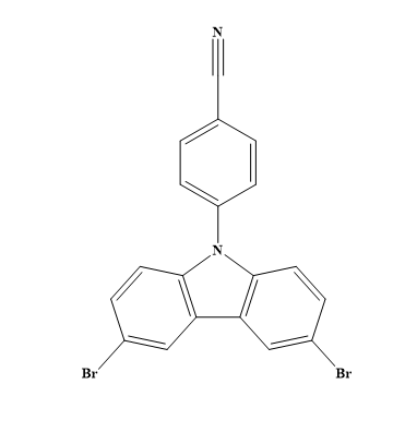 4-(3,6-二溴-9H-咔唑-9-基)苯腈,4-(3,6-Dibromo-9H-carbazol-9-yl)benzonitrile