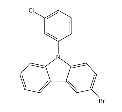 3-溴-9-(3-氯苯基)-9H-咔唑,3-Bromo-9-(3-chlorophenyl)-9H-carbazole