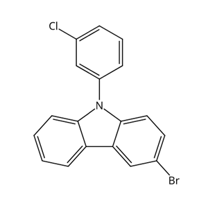 3-溴-9-(3-氯苯基)-9H-咔唑,3-Bromo-9-(3-chlorophenyl)-9H-carbazole