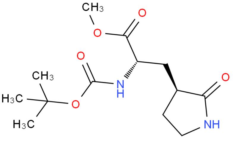 (S)-2-(Boc-氨基)-3-[(S)-2-氧代-3-吡咯烷基]丙酸甲酯,Methyl (S)-2-(Boc-amino)-3-[(S)-2-oxo-3-pyrrolidinyl]propanoate