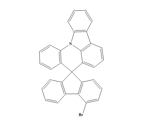 4-溴-螺[芴-9,8'-[8H]吲哚[3,2,1-DE]吖啶],4-Bromo-spiro[9H-fluorene-9,8'-[8H]indolo[3,2,1-de]acridine]