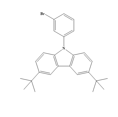 3,6-二叔丁基-9-(3-溴苯基)咔唑,3,6-Bis(1,1-dimethylethyl)-9-(3-bromophenyl)carbazole