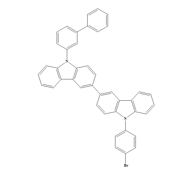 9-[1,1′-联苯]-3-基-9′-(4-溴苯)-3,3′-联-9H-咔唑,9-[1,1′-Biphenyl]-3-yl-9′-(4-bromophenyl)-3,3′-bi-9H-carbazole