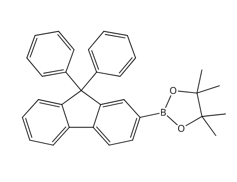 2-硼酸频哪醇酯-9,9'-二苯基芴,2-(4,4,5,5-Tetramethyl-1,3,2-dioxaborolan-2-yl)-9,9-diphenylfluorene