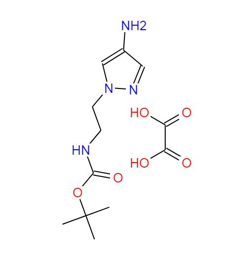 [2-(4-氨基-1H-吡唑-1-基)乙基]氨基甲酸草酸叔丁酯,tert-butyl [2-(4-amino-1H-pyrazol-1-yl)ethyl]carbamate oxalate