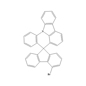 4-溴-螺[芴-9,8'-[8H]吲哚[3,2,1-DE]吖啶]；1696396-77-6