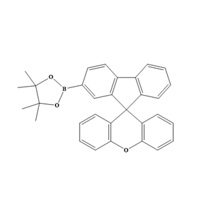 2-硼酸频哪醇酯螺[9H-芴-9,9′-[9H]氧杂蒽],2-(4,4,5,5-Tetramethyl-1,3,2-dioxaborolan-2-yl)spiro[9H-fluorene-9,9′-[9H]xanthene]
