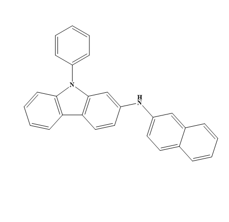 N-（2-萘基）-9-苯基-9H-咔唑-2-胺,N-2-naphthalenyl-9-phenyl-9H-carbazole-2-amine