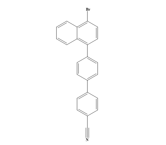4′-(4-溴-1-萘基)[1,1′-联苯]-4-甲腈,4′-(4-Bromo-1-naphthalenyl)[1,1′-biphenyl]-4-carbonitrile