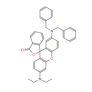 34372-72-0；2'-(二苄基氨基)-6'-(二乙氨基)荧烷