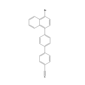 4′-(4-溴-1-萘基)[1,1′-联苯]-4-甲腈