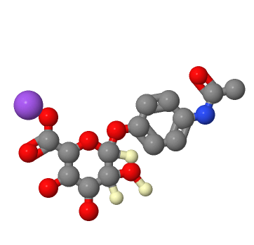 4-乙酰氨基苯基β-D-葡糖苷酸-d3钠盐,4-ACETAMIDOPHENYL B-D-GLUCURONIDE-D3, SODIUM SALT