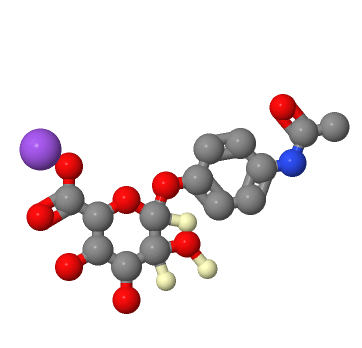 4-乙酰氨基苯基β-D-葡糖苷酸-d3鈉鹽,4-ACETAMIDOPHENYL B-D-GLUCURONIDE-D3, SODIUM SALT