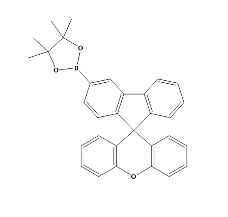3-硼酸频哪醇酯-螺[9H-芴-9,9-'氧杂蒽],3-(4,4,5,5-tetramethyl-1,3,2-dioxaborolan-2-yl)-spiro[9H-fluorene-9,9′-xanthene]