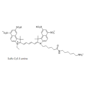 磺化Cy5.5-伯胺,sulfo-Cyanine5.5 amine