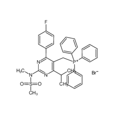 4-(4-氟苯基)-6-异丙基-2-(N-甲基-N-甲磺酰胺基)-5-三苯基膦内鎓甲基-1-嘧啶,Phosphonium, [[4-(4-fluorophenyl)-6-(1-methylethyl)-2-[methyl(methylsulfonyl)amino]-5-pyrimidinyl]me