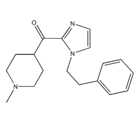 (1-甲基-4-哌啶基)[1-(2-苯基乙基)-1H-咪唑-2-基]甲酮,(1-Methyl-4-piperidinyl)[1-(2-phenylethyl)-1H-imidazol-2-yl]methanone