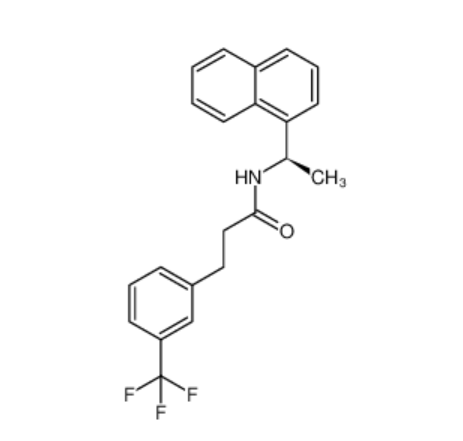 (R)-N-(1-(萘-1-基)乙基)-3-(3-(三氟甲基)苯基)丙酰胺,N-((R)-1-(naphthalen-1-yl)ethyl)-3-(3-(trifluoroMethyl)phenyl)propanaMide