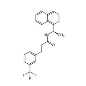 (R)-N-(1-(萘-1-基)乙基)-3-(3-(三氟甲基)苯基)丙酰胺