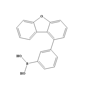 (3-(二苯并[b,d]呋喃-1-基)苯基)硼酸,(3-(Dibenzo[b,d]furan-1-yl)phenyl)boronic acid