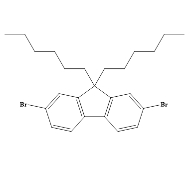 9,9-二己基-2,7-二溴代芴,9,9-Dihexyl-2,7-dibromofluorene