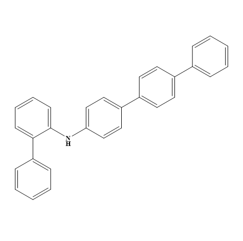 N-([1,1'-联苯]-2-基)-[1,1':4',1''-三联苯]4-胺,N-([1,1'-biphenyl]-2-yl)-[1,1':4',1''-terphenyl]4-amine