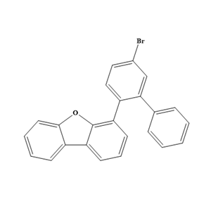 4-(5-溴-[1',1-联苯]-2-基)-二苯并呋喃；2376733-15-0