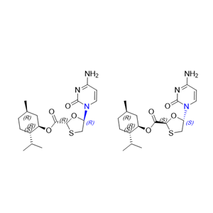 拉米夫定杂质27,(2RS,5RS)-(1R,2S,5R)-2-isopropyl-5-methylcyclohexyl   5-(4-amino-2-oxopyrimidin-1(2H)-yl)-1,3-oxathiolane-2-carboxylate