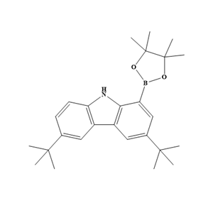 3,6-二叔丁基-1-硼酸频那醇酯-9H-咔唑