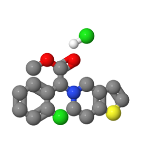 盐酸氯吡格雷,methyl (2S)-2-(2-chlorophenyl)-2-(6,7-dihydro-4H-thieno[3,2-c]pyridin-5-yl)acetate,hydrochloride