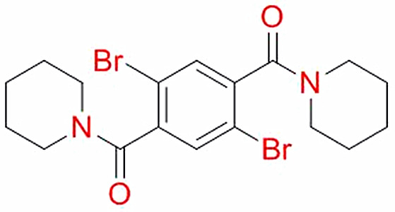 1,1’-(2,5-二溴-1,4-苯撑)双[1-(1-哌啶基)-甲酮],1,1'-(2,5-dibromo-1,4-phenylene)bis[1-(1-piperidinyl)-methanone)