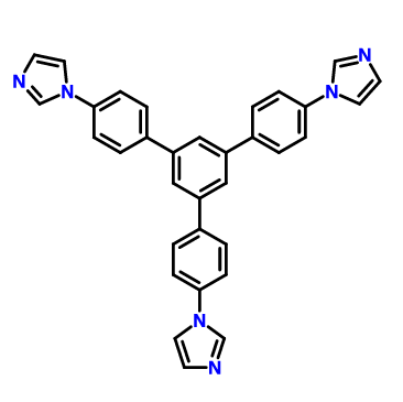 1,3,5-三(4-咪唑-1-基)苯基)苯,1,1'-(5'-(4-(1H-imidazol-1-yl)phenyl)-[1,1':3',1''-terphenyl]-4,4''-diyl)bis(1H-imidazole)