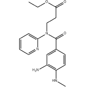 3-[（3-氨基-4-甲基氨基苯甲酰）吡啶-2-基氨基]丙酸乙酯,3-[(3-AMINO-4-METHYLAMINO-BENZOYL)-PYRIDIN-2-YL-AMINO]-PROPIONIC ACID ETHYL ESTER